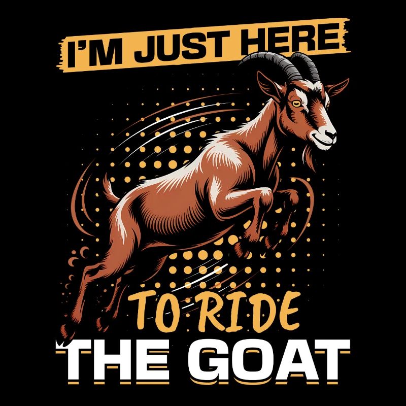 Drôle d’animal de la ferme chèvre