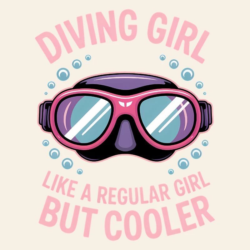 Tauchen Spruch Mädchen Lustiges Tauchen Geschenk