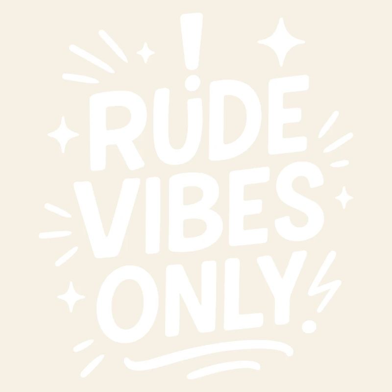 Seulement des vibrations impolies