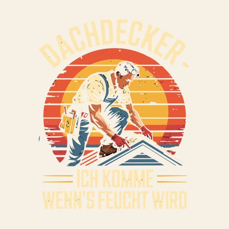  Dachdecker Ich Komme Wenn Es Feucht Wird