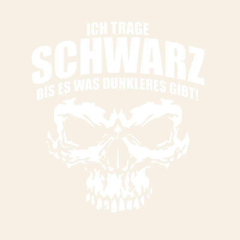 Schwarz Bis Dunkleres Schädel 