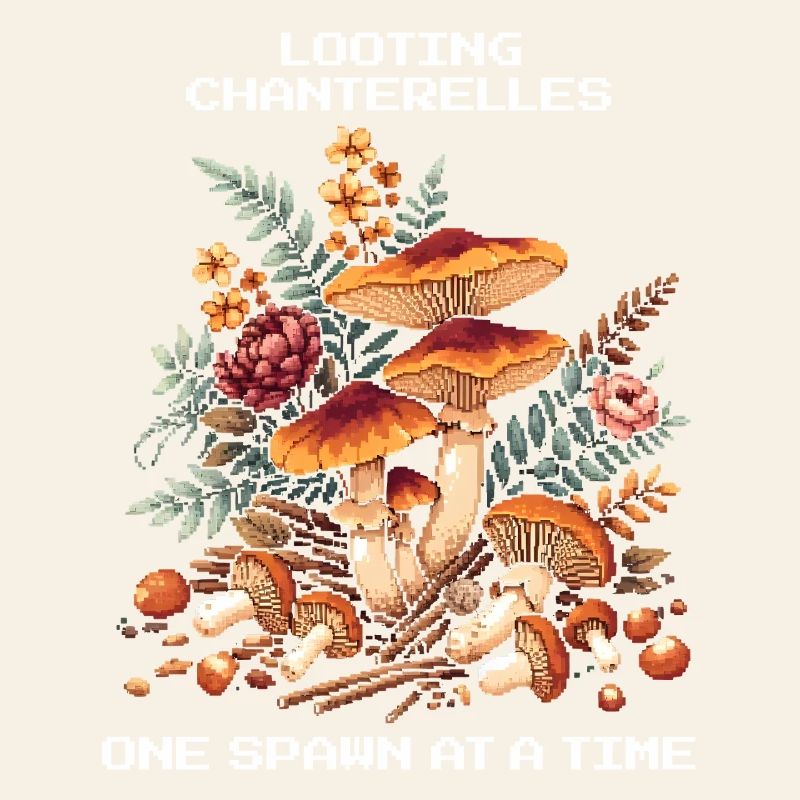 Looting chanterelles | One Spawn at a Time