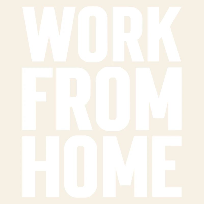 Work from home motivating tee