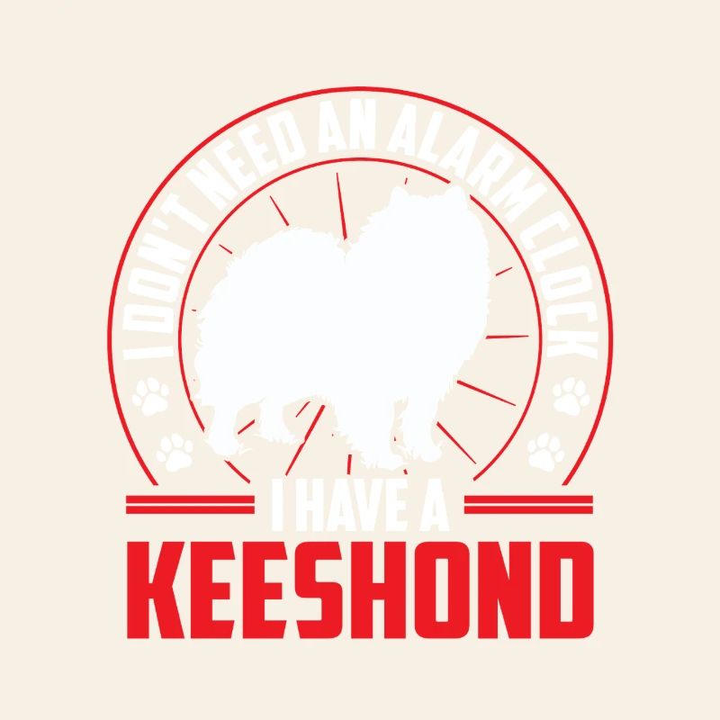 Wolfspitz is alarm German Wolfspitz