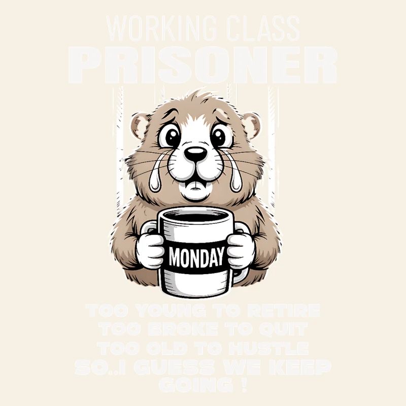 Monday Trapped Work Funny Work Outfit