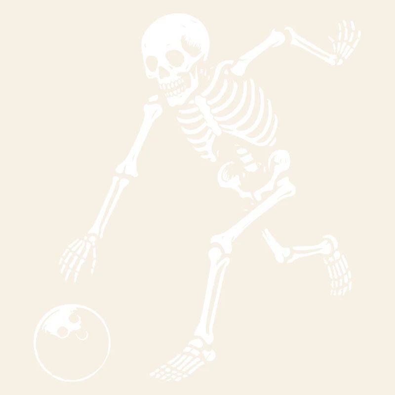 Skeleton Jouer au bowling