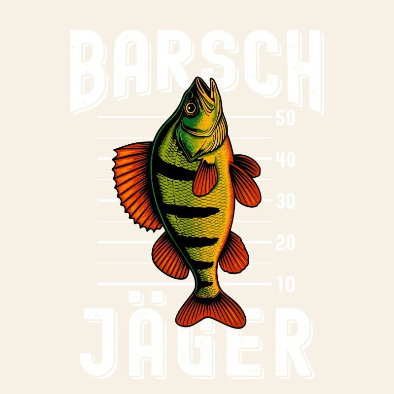 Barsch Jäger Barschangler Barsch Flussbarsch Angel