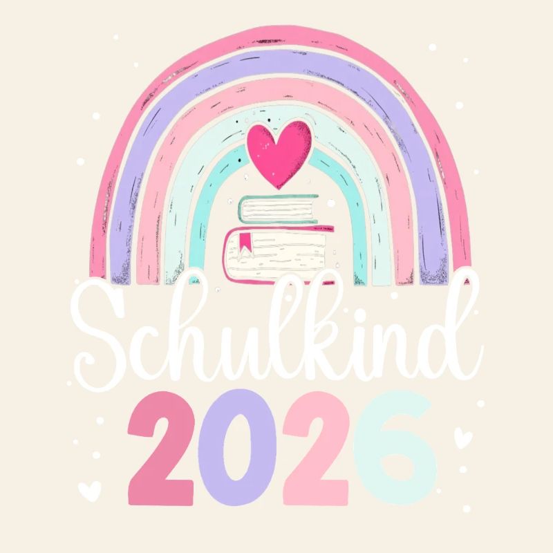 Schulkind 2026 Regenbogen
