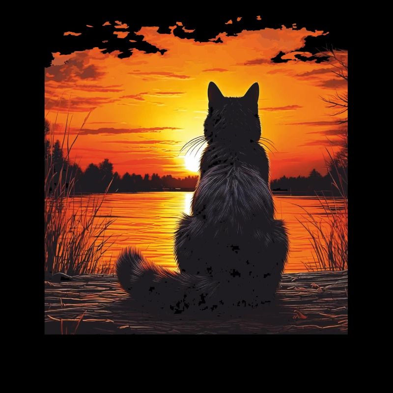 CAT SUNSET