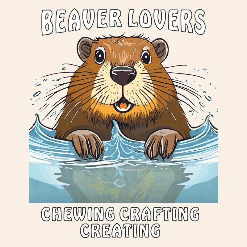 BEAVER LOVERS CHEWING CRAFTING CREATING