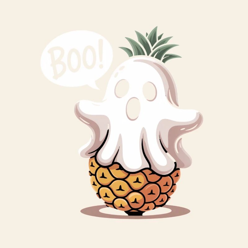 Pineapple Ghost Halloween