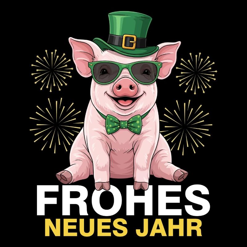 Happy New Year Lucky Pig