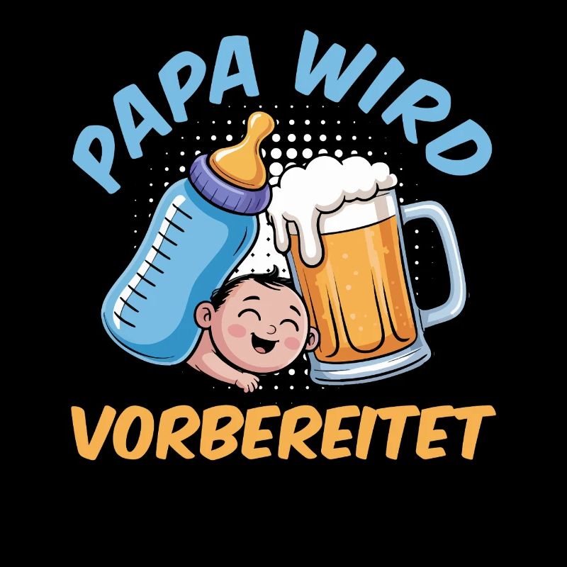 Werdender Vater PAPA WIRD VORBEREITET Lustig