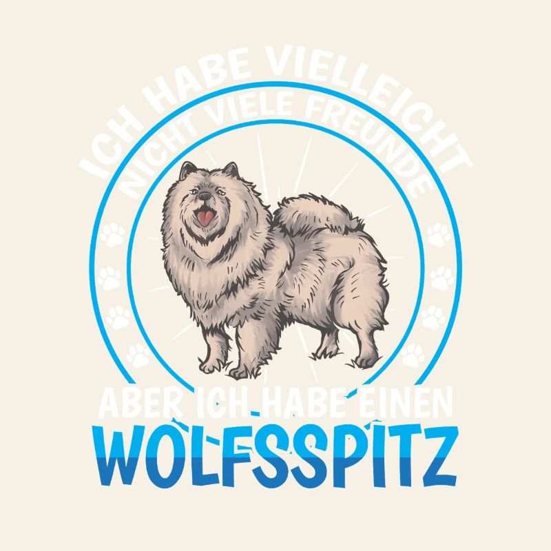 Wolfspitz is a friend German Wolfspitz