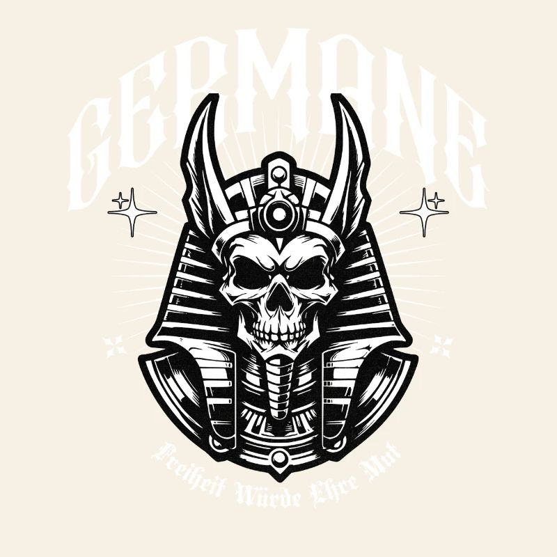 Crowns Skull Warrior Germanic
