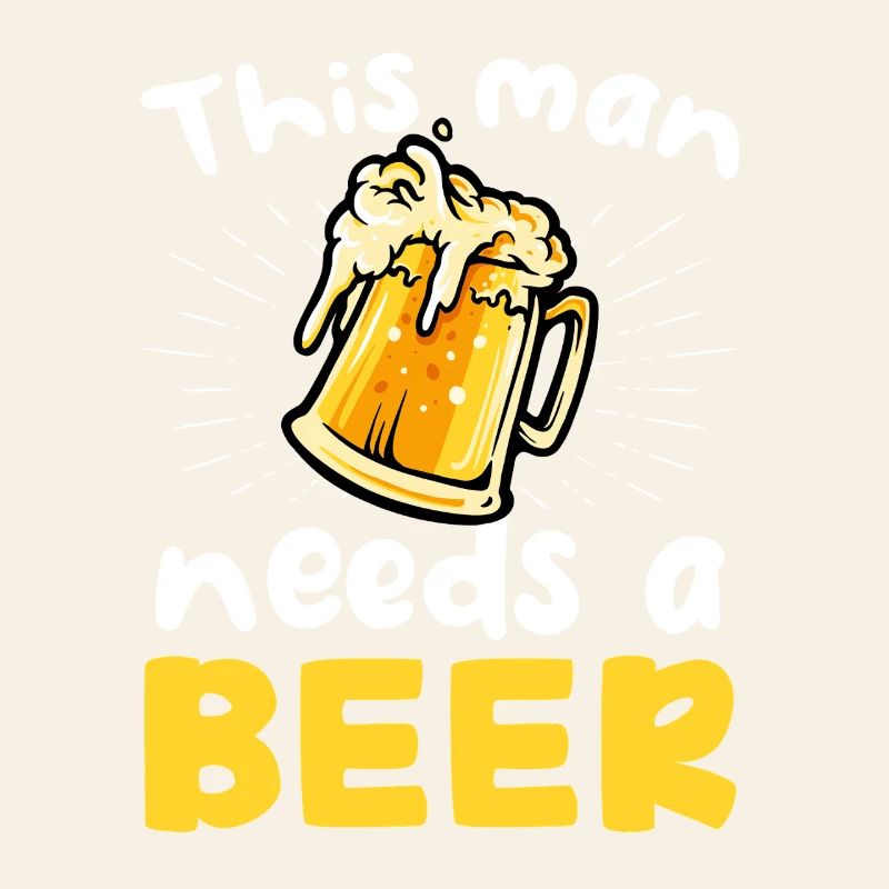 This Man Needs a Beer