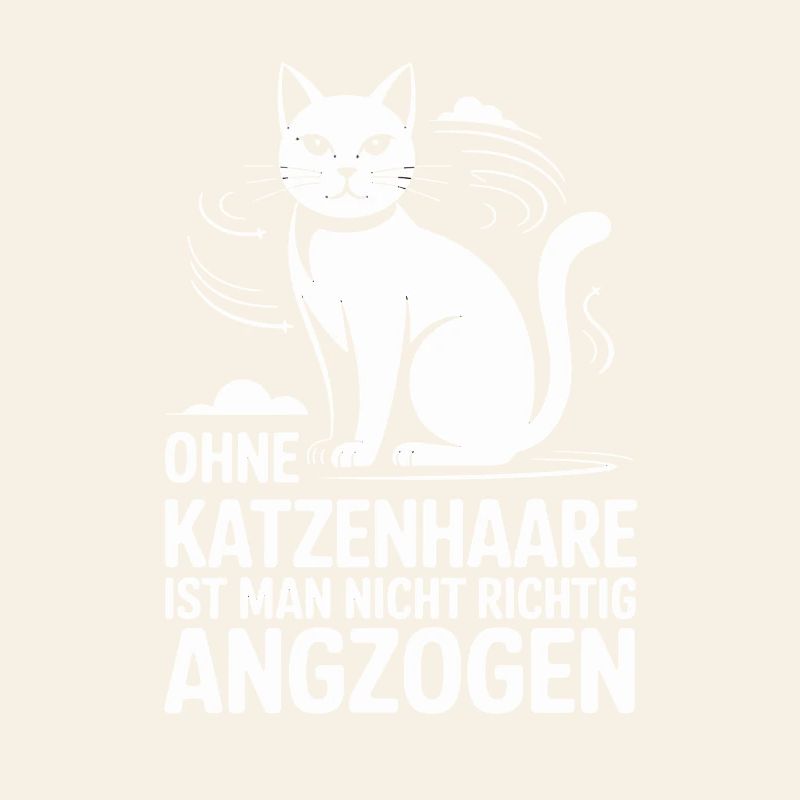 Chat disant que vous n’êtes pas sans poils de chat