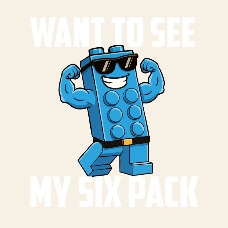 Willst du meinen Sixpack Brick Builder Block sehen 