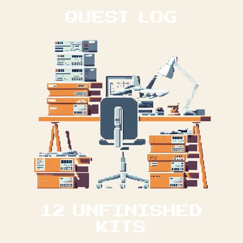 Quest Log: 12 Unfinished Kits | Model making