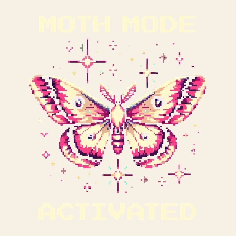 Moth Mode Enabled | Funny Gamer Saying
