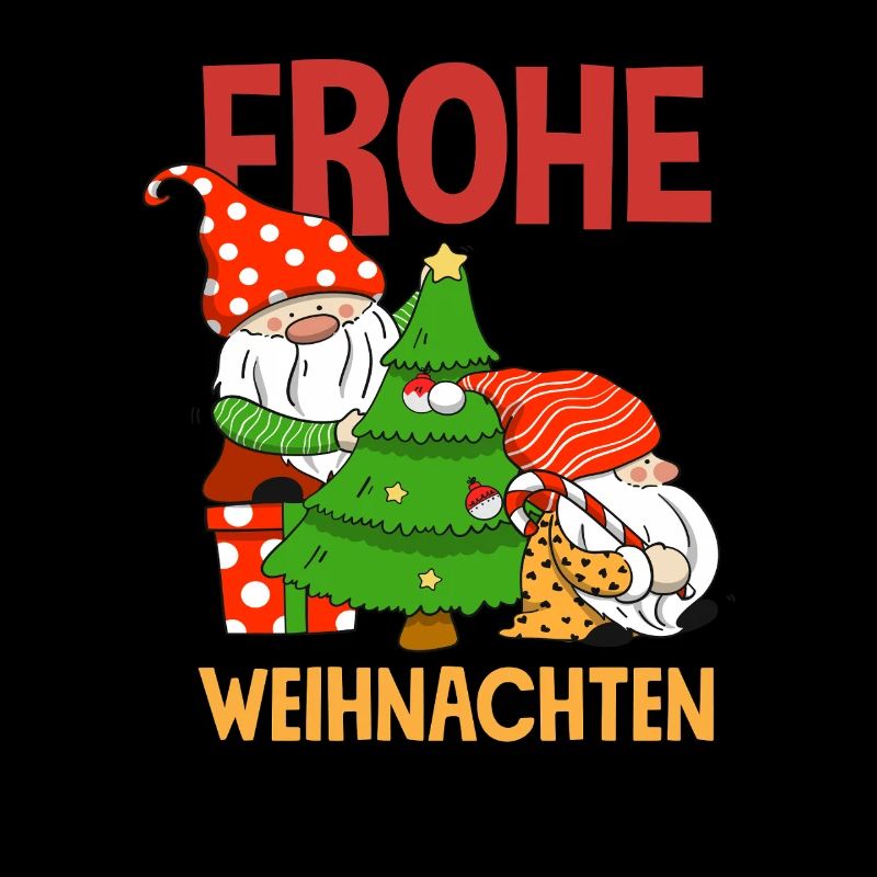 Joyeux Noël Gnomes avec chapeau de Père Noël