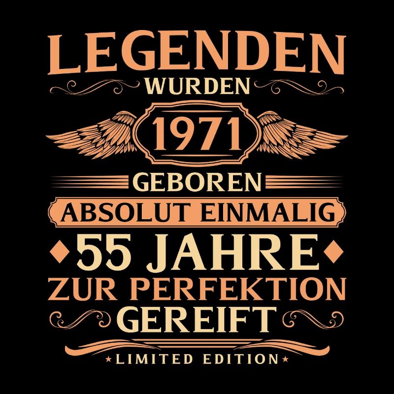 55e anniversaire absolument unique - né en 1971