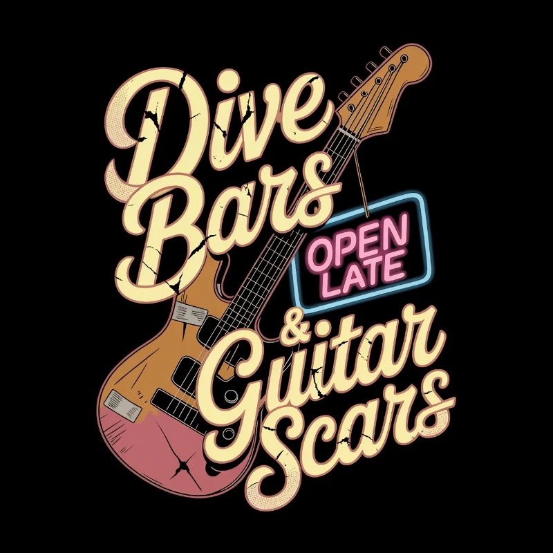 Dive Bars & Guitar Scars Punk Rock Music
