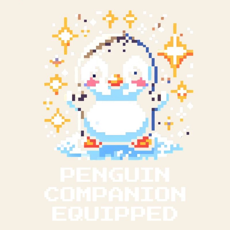 Compagnon pingouin | Compagnon de jeu mignon