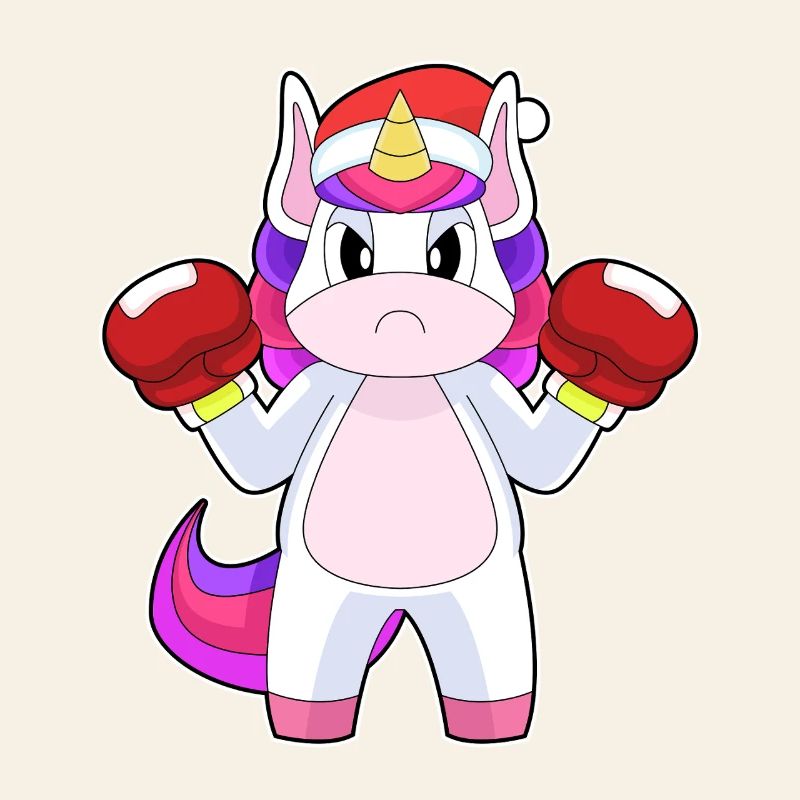 Boîtes de Noël Licorne