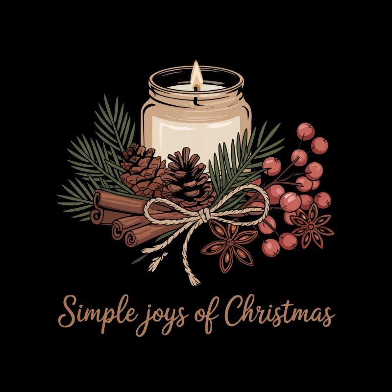 Rustic Christmas motif