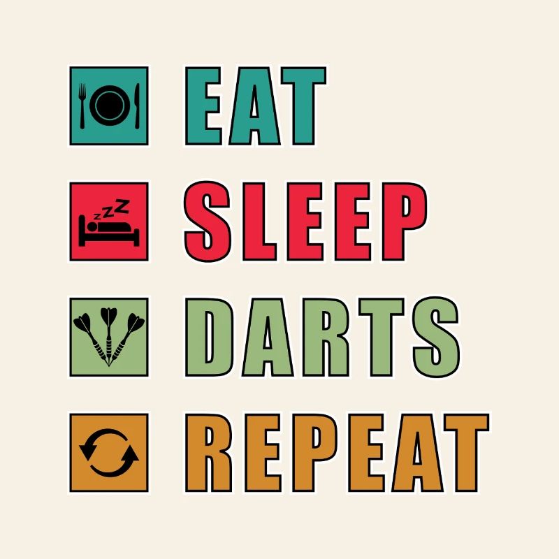 Manger des fléchettes pour dormir répéter