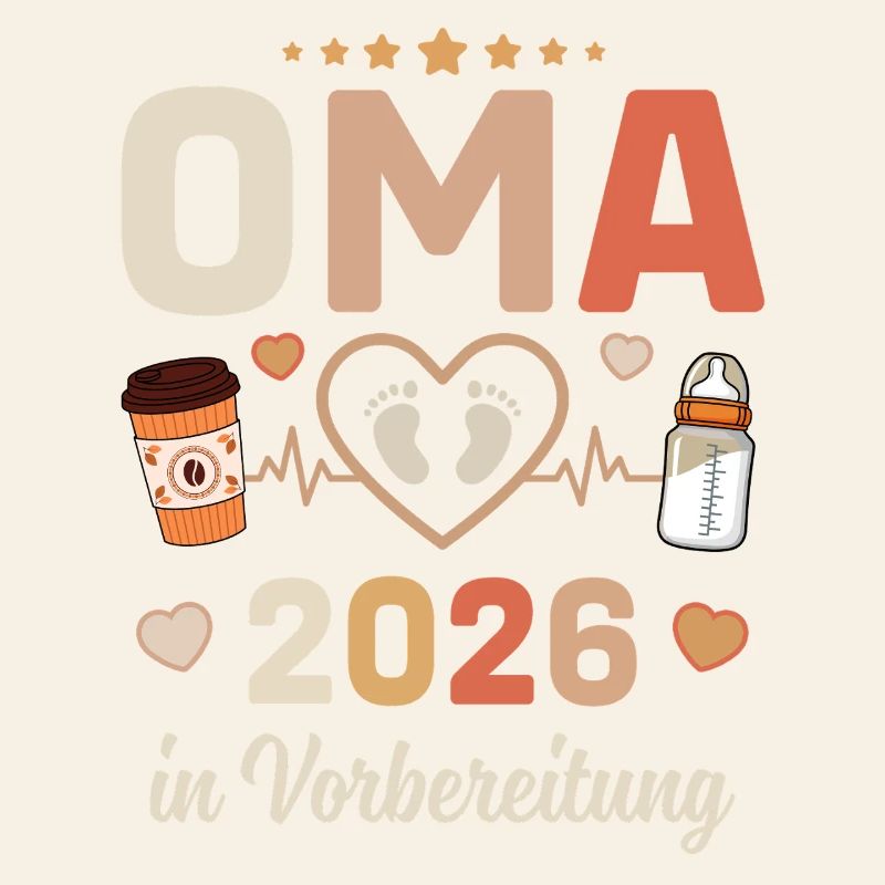 Oma 2026 In Vorbreitung Werdende Großmutter 2026