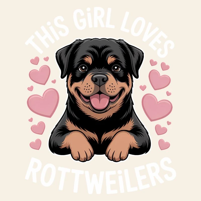Rottweiler Spruch Mädchen Fun Rottweiler Geschenk