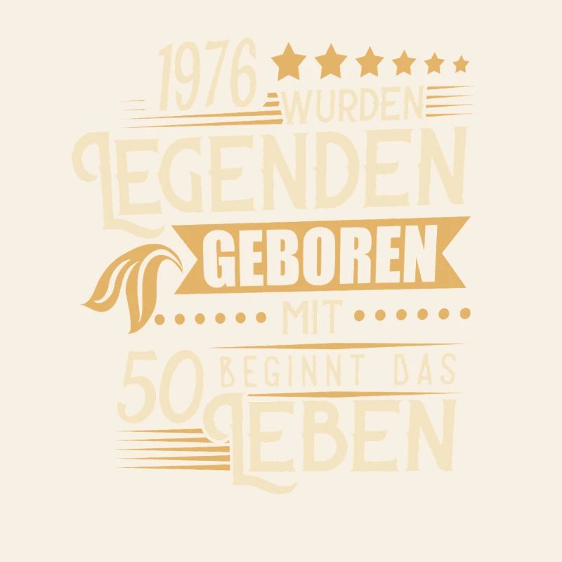 50 Geburtstag Legenden 1976 Retro Leben beginnt