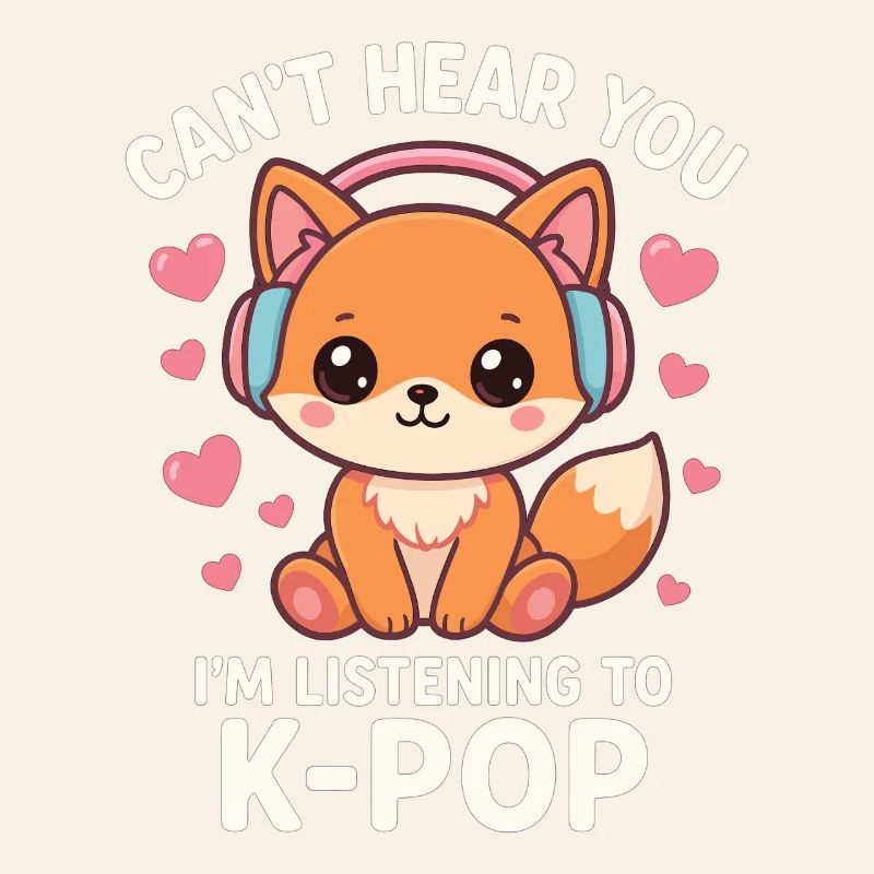 Kawaii Fox adore le K-Pop