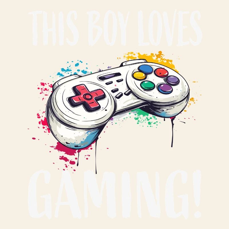 Ce gamin adore les manettes de jeu