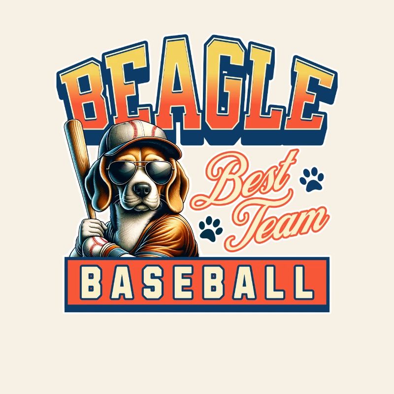 Beagle Baseball Team Beagle Und Baseball Liebhaber