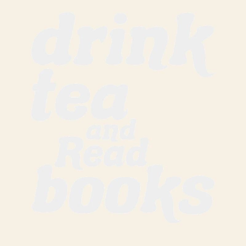 Drinking Tea and Reading Books Original Gift