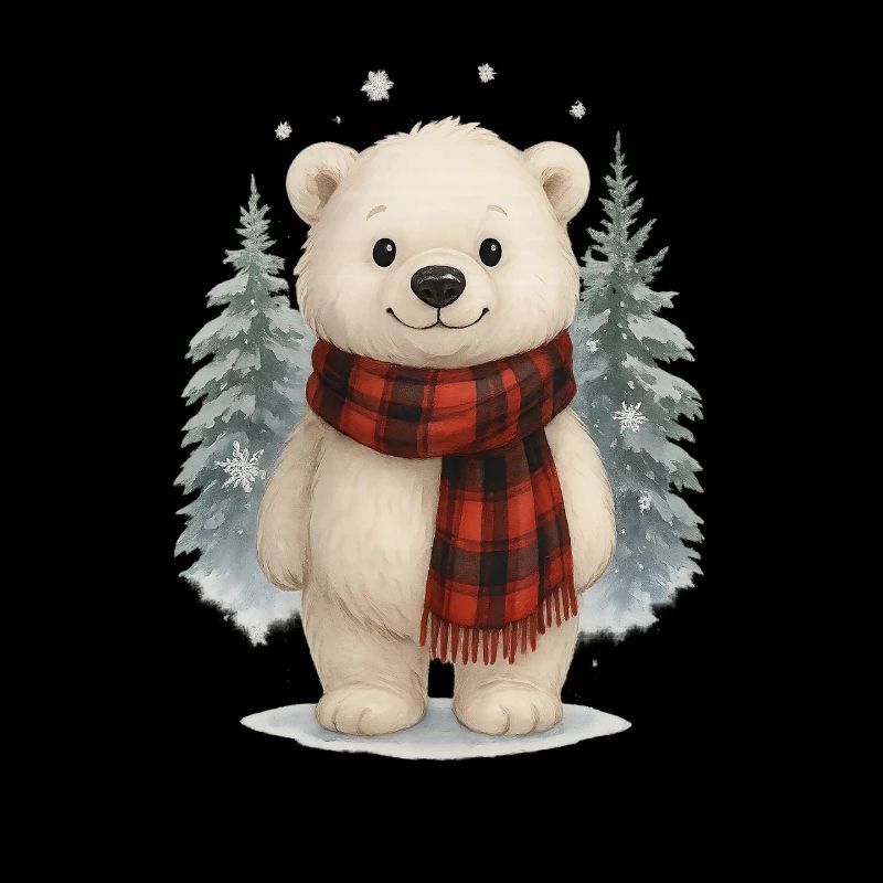 Niedliche Eisbär-winterweihnachten