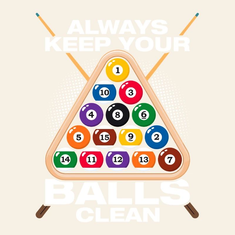 Keep your balls funny billiards player