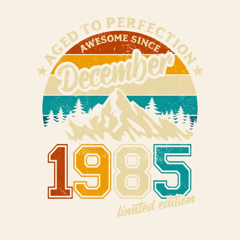 Limited Edition December 1985 Geburtstag Geschenk