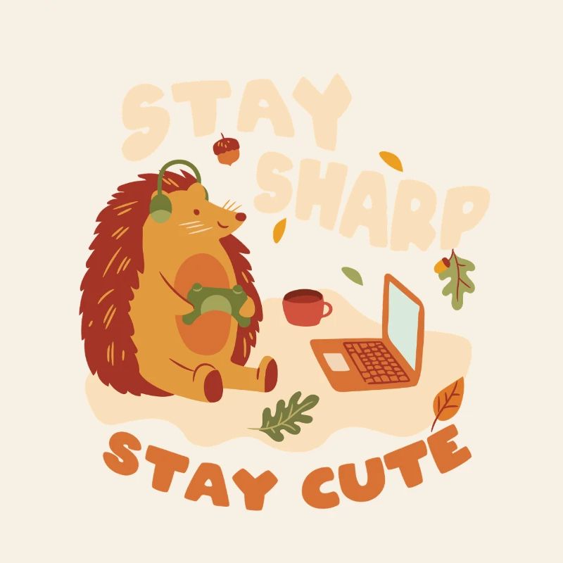 Igel Tag Journée du hérisson Reste en forme Reste mignon