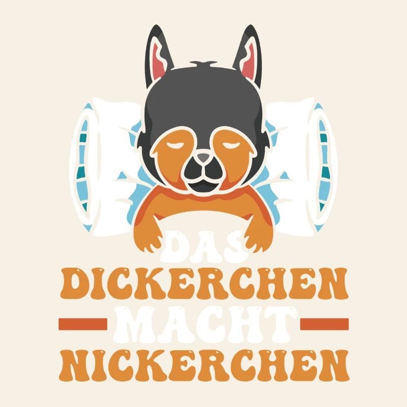 Shlafshirt Hund Das Dickerchen Macht Nickerchen