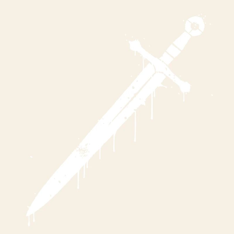 Knight Sword Graffiti Middle Ages
