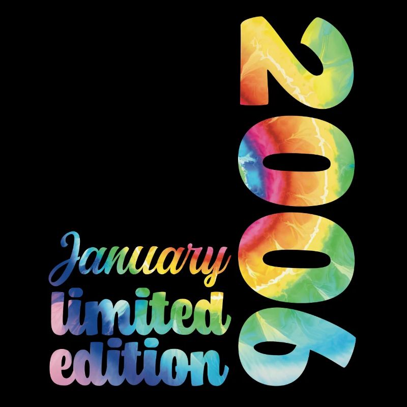 Geburtstag Januar 2006 Geschenk Tie And Dye Tee