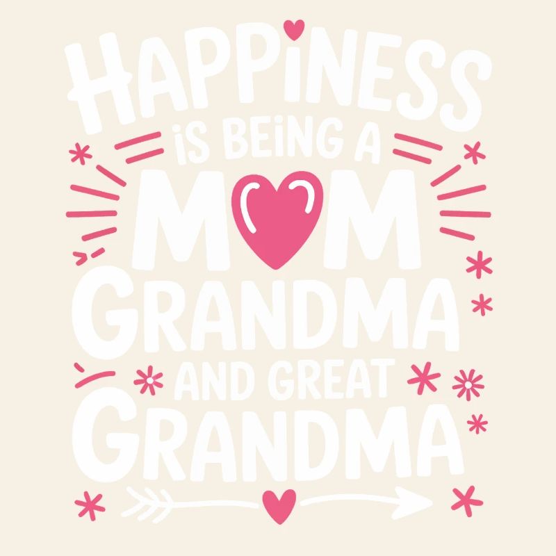 Happiness Design: Mama Oma Großmutter