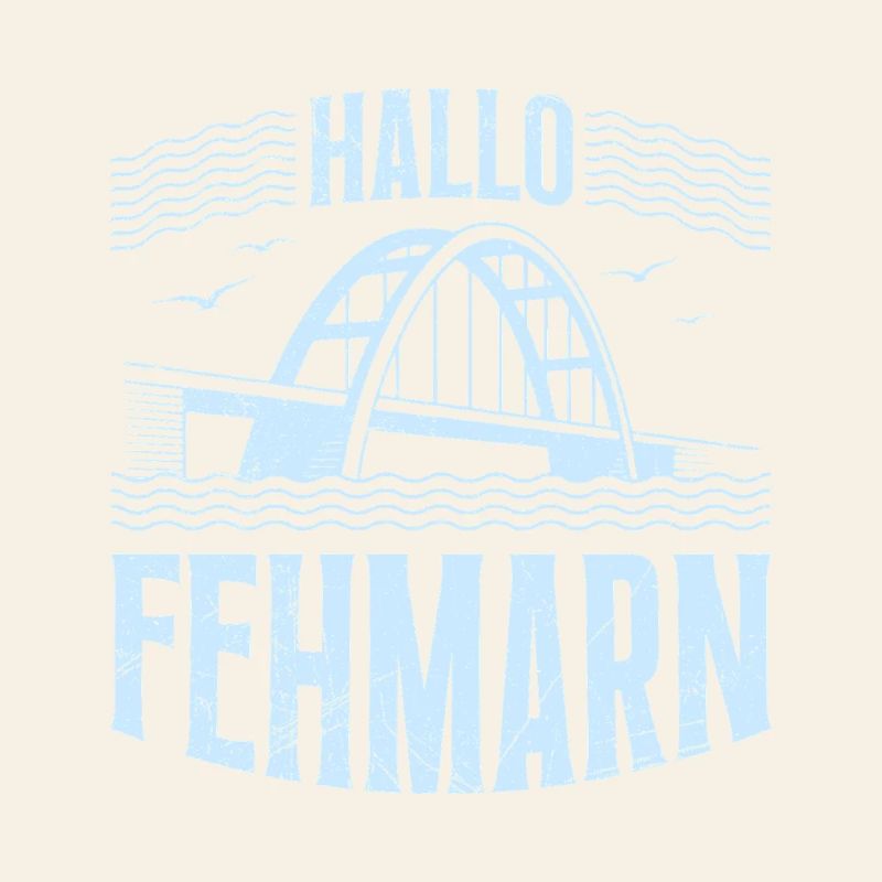 Fehmarn Souvenier HELLO FEHMARN Baltic Sea Funny