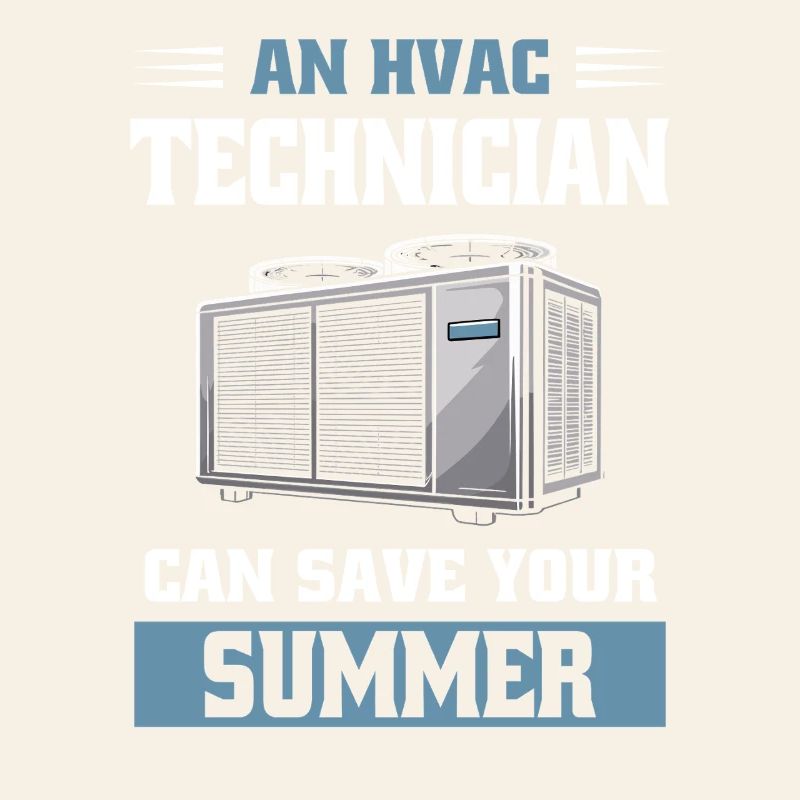 Funny HVAC Technician Design Cold Heat Engineering