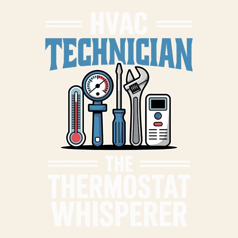 Thermostat Flüsterer HVAC Techniker Geschenk