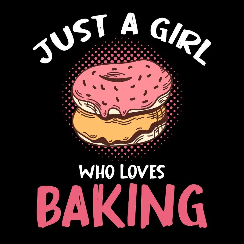 Nur ein Mädchen, das Backen liebt
